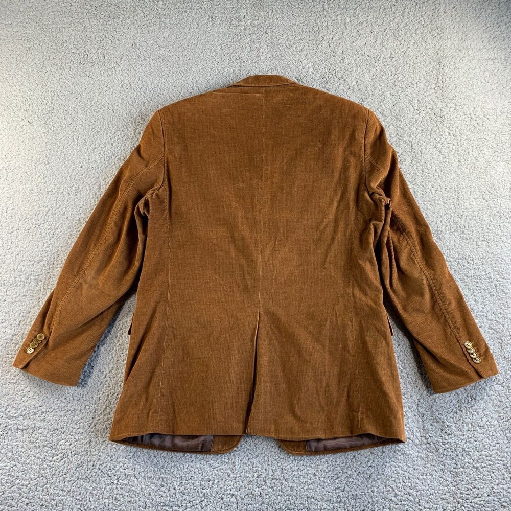 Di Quattro Blazer Mens 42 R Brown Corduroy Sport Coat Jacket 2 Button Casual - Picture 2 of 12
